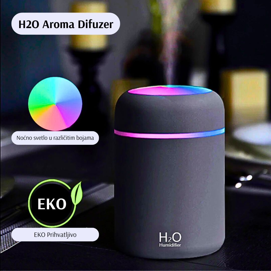 2u1 H2O Difuzer - Mini ovlaživač vazduha